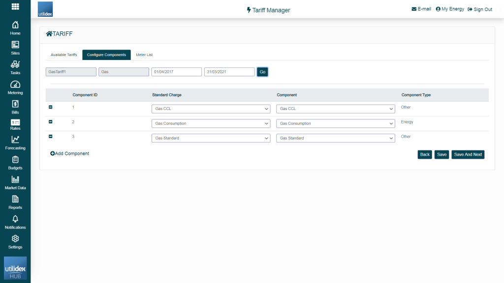 Setting Up Your Tariffs Home